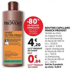 Hyper U Franck provost - routine capillaire offre