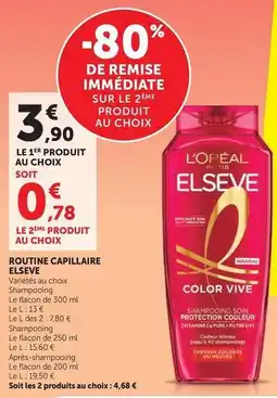 Hyper U Elsève - routine capillarie offre