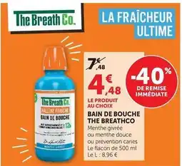 Hyper U The breath co - bain de bouche offre
