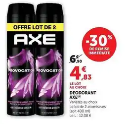 Super U Axe - deodorant offre