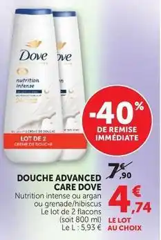 Hyper U Dove - douche advanced care offre