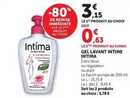 Hyper U Intima - gel lavant intime offre