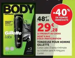 Hyper U Gillette - tondeuse pour homme offre