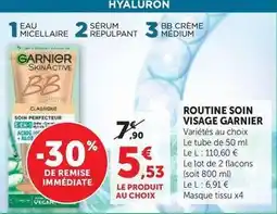 Super U Garnier - routine soin visage offre