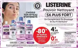 Super U Listerine - bain de bouche offre