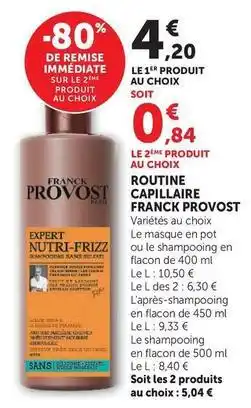 Super U Franck provost - routine capillaire offre