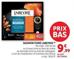 Super U Labeyrie - saumon fume offre
