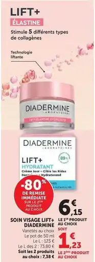 U Express Diadermine - soin visage lift+ offre