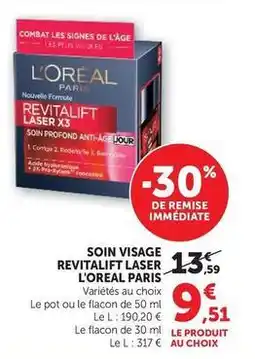 U Express L'oréal - paris soin visage revitalift laser offre
