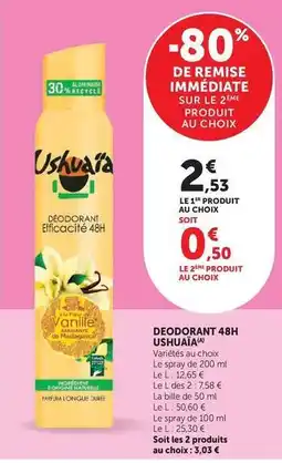 U Express Ushuaia - deodorant 48h offre