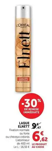 U Express L'oréal - laque elnet offre