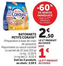 Bi1 Coraya - batonnets petits offre