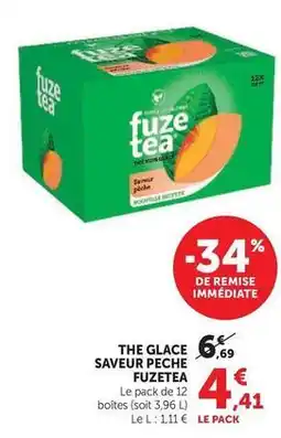 U Express Fuzetea - the glace saveur peche offre
