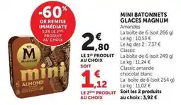 U Express Magnum - mini batonnets glaces offre