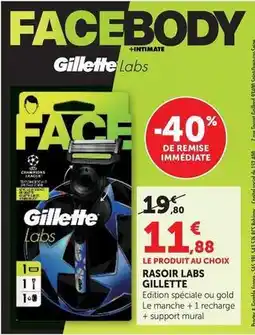 U Express Gillette - rasoir labs offre