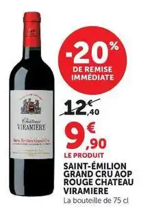 U Express Chateau viramiere - saint-émilion grand cru aop rouge offre