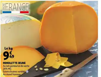 Auchan Mimolette jeune offre