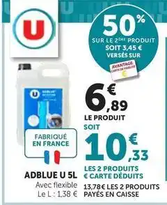 Bi1 U - adblue offre