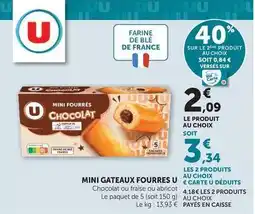 U Express U - mini gateaux fourres offre