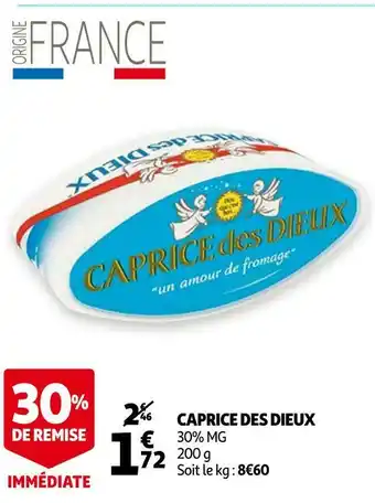Auchan Caprice des dieux caprice des dieux offre