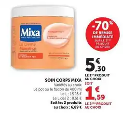 U Express Mixa - soin corps offre