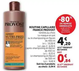 U Express Franck provost - routine capillaire offre