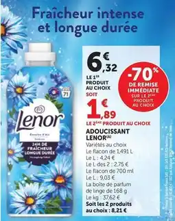 Bi1 Lenor - adoucissant offre
