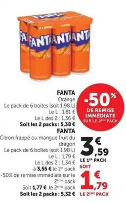U Express Fanta - orange offre