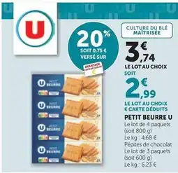 Bi1 U - petit beurre offre