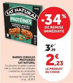 Bi1 Eat natural - barres cereales proteinees offre