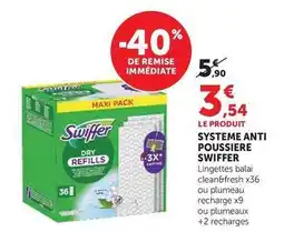 U Express Swiffer - systeme anti poussiere offre