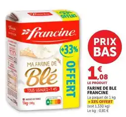 Bi1 Francine - farine de ble offre