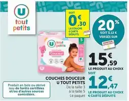 Bi1 U - couches douceur offre