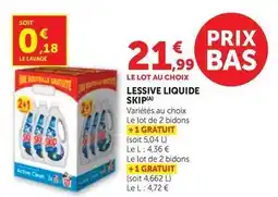 Bi1 Skip - lessive liquide offre