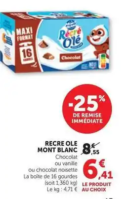 Bi1 Mont blanc - rece ole mont blanc offre