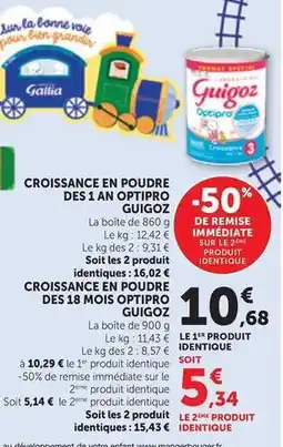 Bi1 Bien - croissance en poudre des 1 an optipro offre