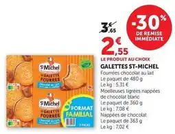 U Express St michel - galettes offre