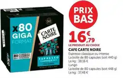 Bi1 Folie noire - cafe carte noire offre