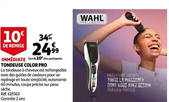 Auchan Wahl tondeuse color pro offre
