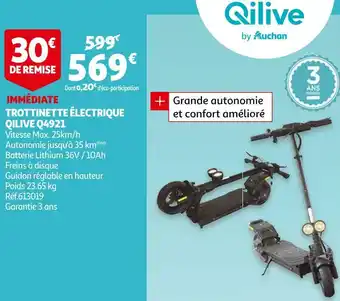 Qilive trottinette électrique q4921