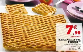 Super U Plaque grille aux pommes offre
