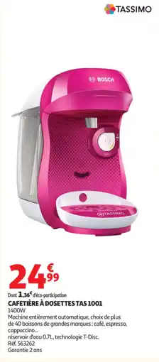 Auchan BOSCH CAFETIÈRE À DOSETTES offre
