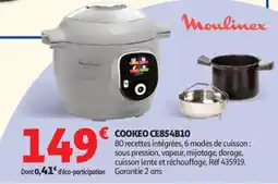 Auchan Moulinex COOKEO CE854B10 offre