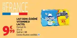 Auchan Lactel Lait demi-écrémé offre