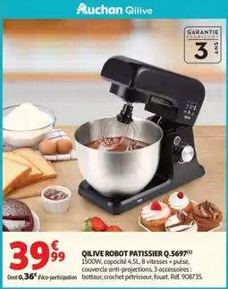 Auchan Qilive Robot Patisser offre