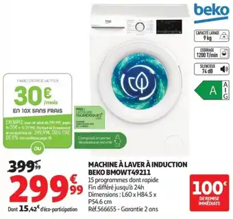 Beko Machine à laver à induction