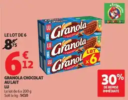 Auchan LU Granola offre