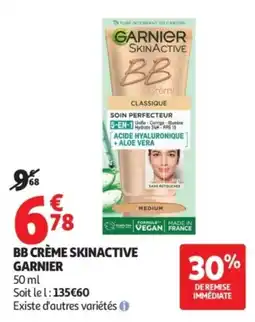 Auchan GARNIER BB CRÈME SKINACTIVE offre