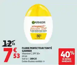 Auchan GARNIER FLUIDE PERFECTEUR TEINTÉ offre