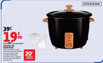 KITCHENCOOK Cuisier à riz Japan Wood